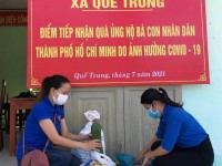 Tuổi trẻ Nông Sơn hỗ trợ người dân thành phố Hồ Chí Minh phòng chống dịch Covid-19