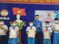 Nông Sơn tổ chức vòng chung kết Cuộc thi trực tuyến tìm hiểu Luật Trẻ em  và khảo sát tin học trẻ năm học 2021-2022