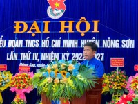Đoàn TNCS Hồ Chí Minh huyện Nông Sơn tổ chức đại hội nhiệm kỳ 2022 - 2027