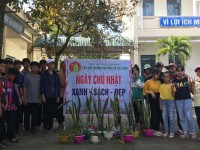 Liên đội TH&THCS Võ Chí Công tổ chức ngày chủ nhật xanh