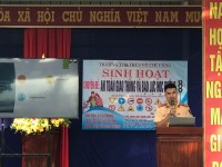 Liên đội Trường TH&THCS Võ Chí Công tuyên truyền an toàn giao thông, bạo lực học đường
