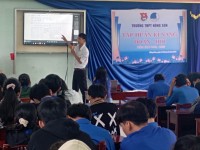 Đoàn trường THPT Nông Sơn tổ chức tập huấn kỹ năng đoàn -hội, năm học 2022-2023