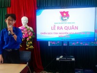 Đoàn trường THPT Nông Sơn tổ chức chiến dịch tình nguyện Hoa Phượng đỏ năm 2023