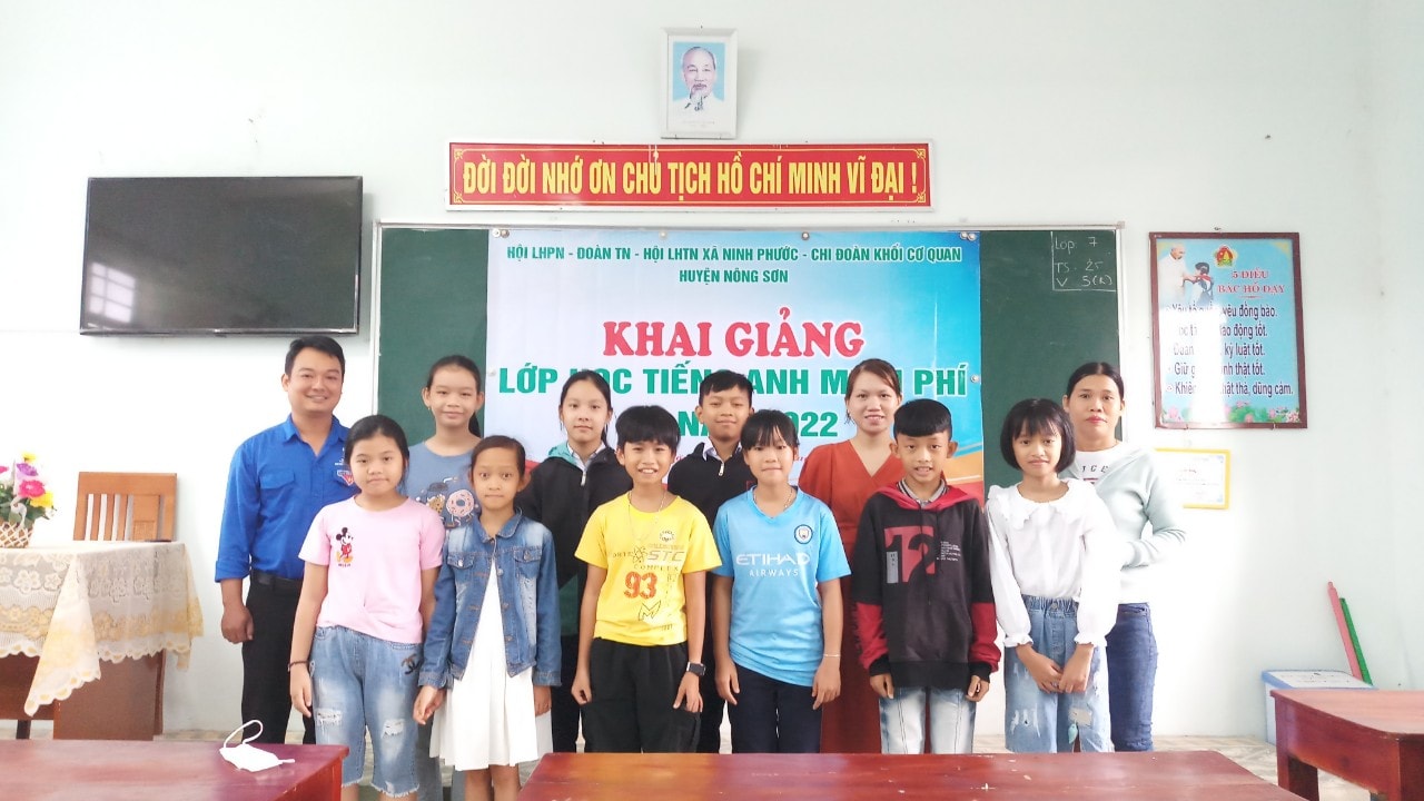 Ninh Phước mở lớp tiếng Anh miễn phí trong dịp hè 2022