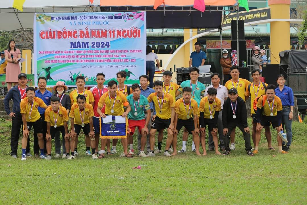 Ninh Phước tổ chức giải Bóng đá thanh niên năm 2024