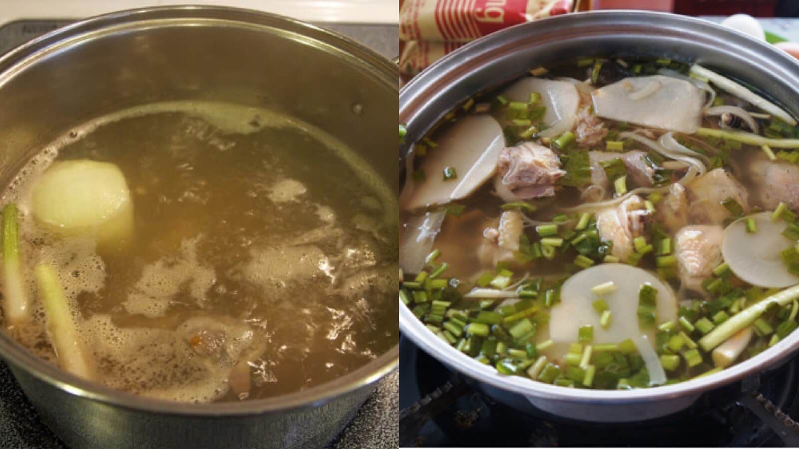 Cách nấu lẩu gà nấu măng tươi
