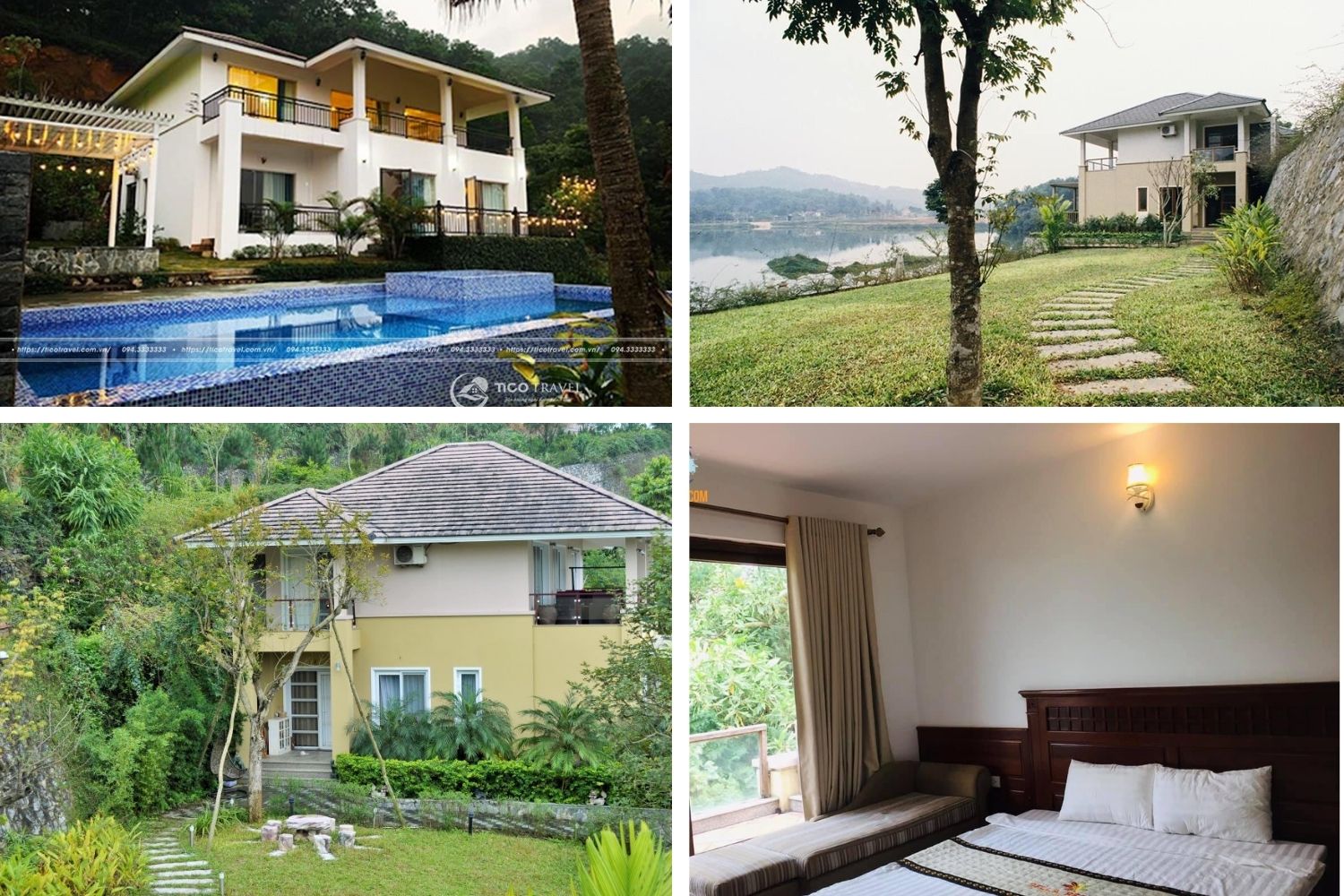 Resort Ba Vì giá rẻ có hồ bơi view đẹp gần vườn quốc gia
