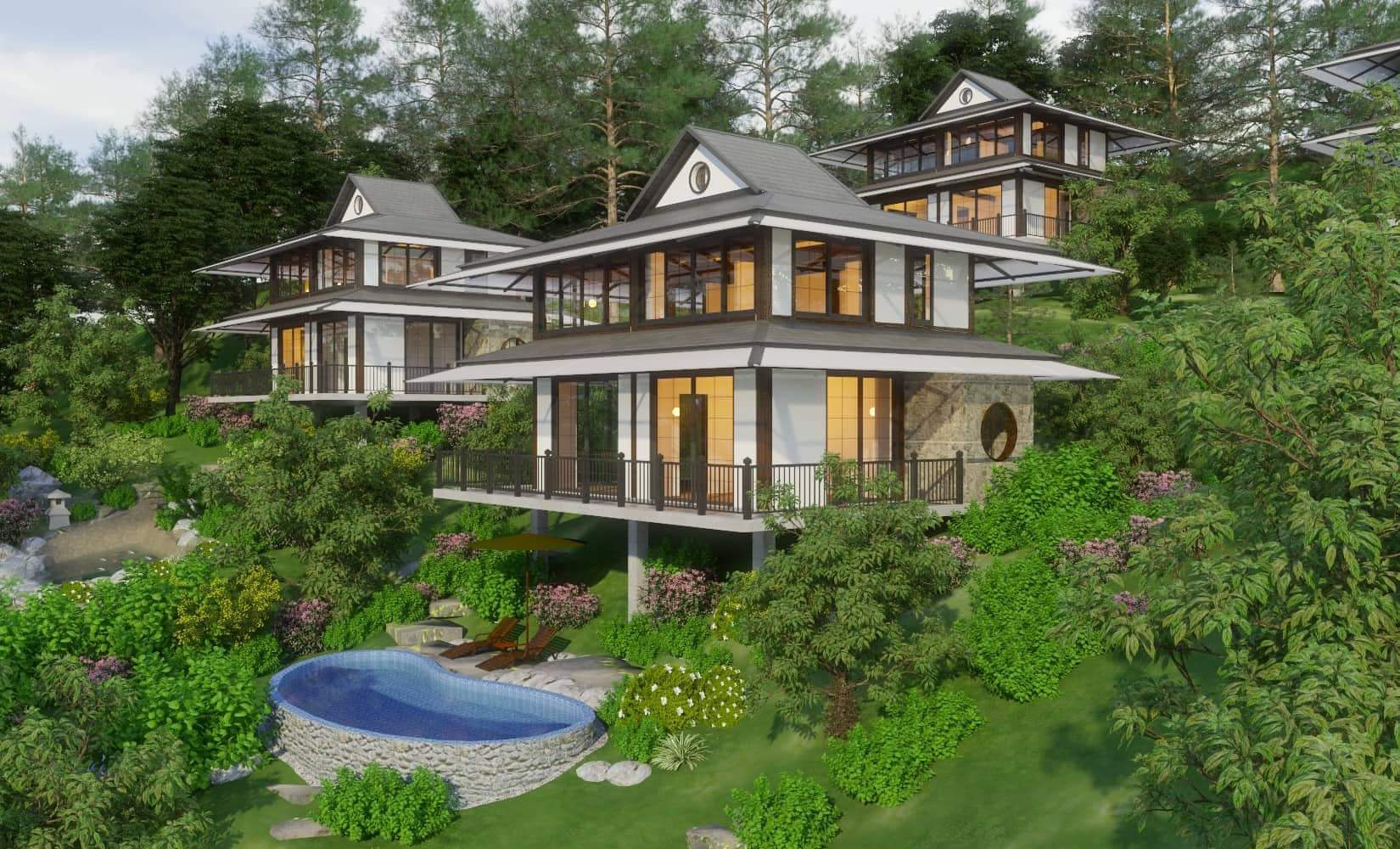Top 15 resort Hòa Bình Mai Châu có hồ bơi view thung lũng