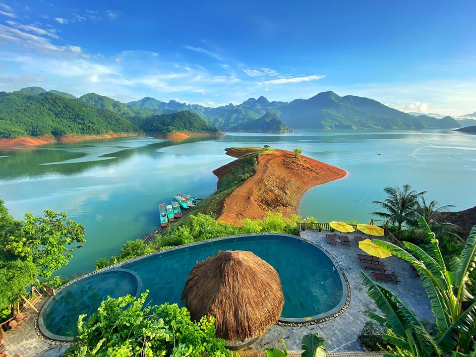 Top 15 resort Hòa Bình Mai Châu có hồ bơi view thung lũng