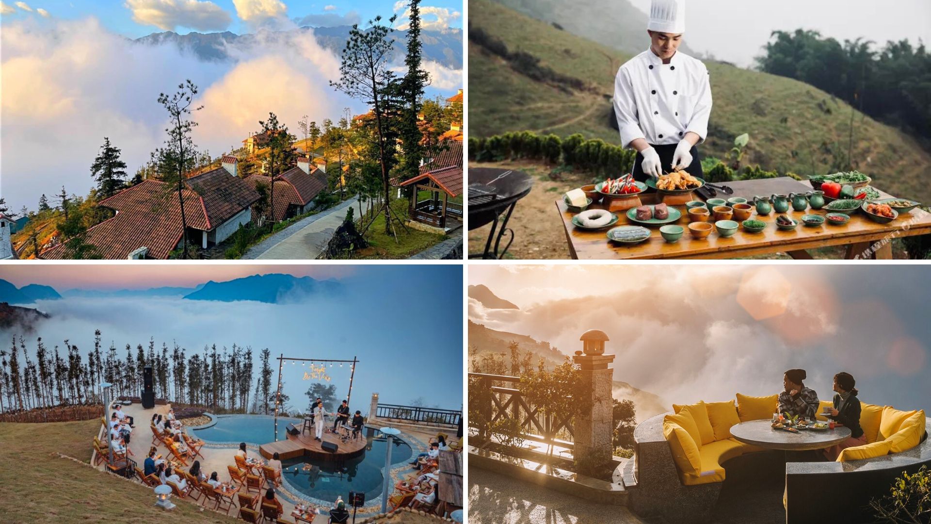 Top resort Sapa đẹp view thung lũng gần trung tâm thị trấn