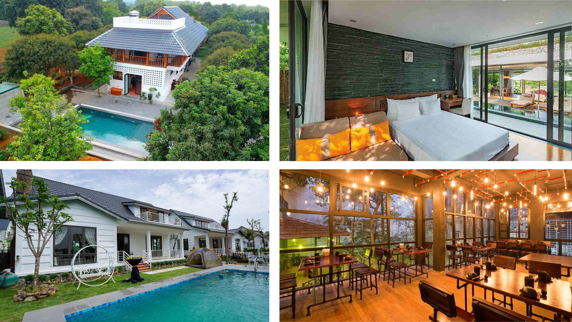 Top 20 Biệt Thự Villa Hòa Bình Giá Rẻ View Núi Đồi Xanh Mát