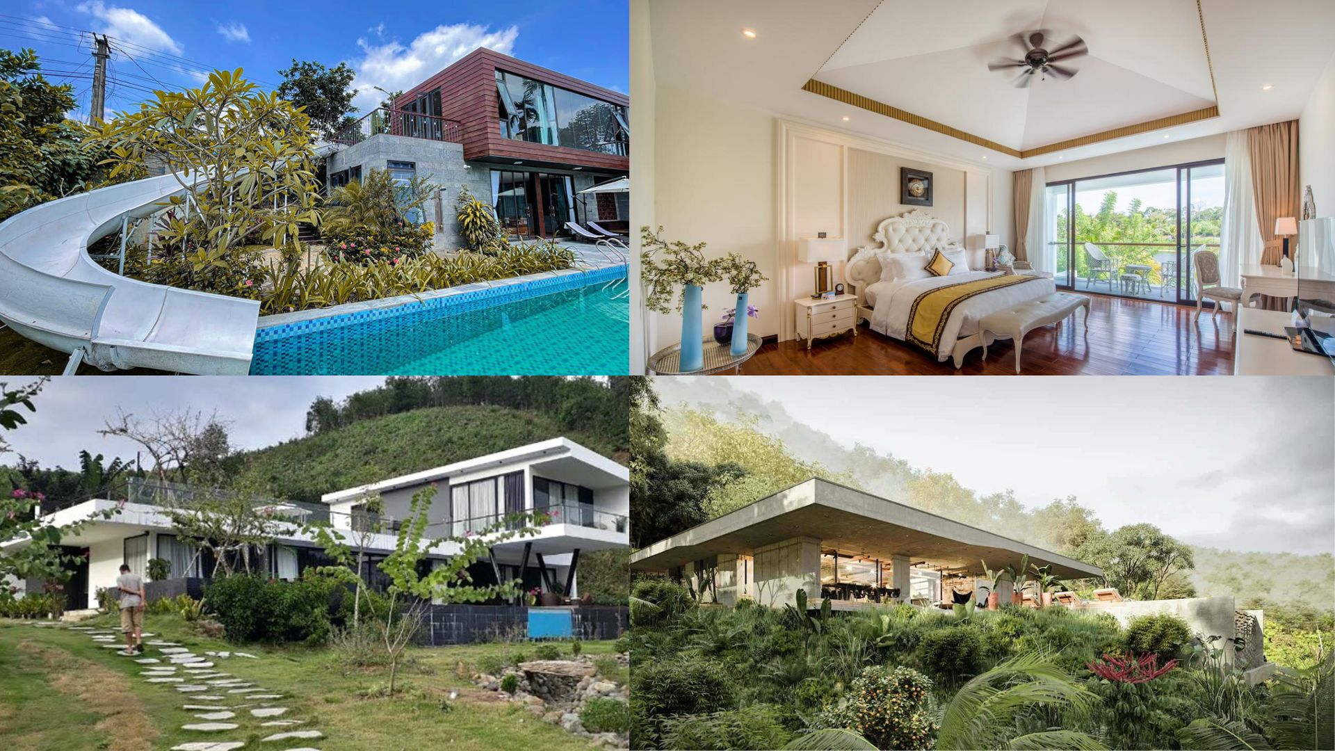 Top 20 Biệt Thự Villa Hòa Bình Giá Rẻ View Núi Đồi Xanh Mát