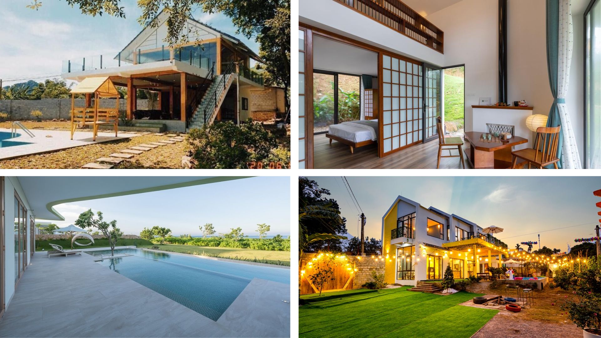 Top 20 Biệt Thự Villa Hòa Bình Giá Rẻ View Núi Đồi Xanh Mát