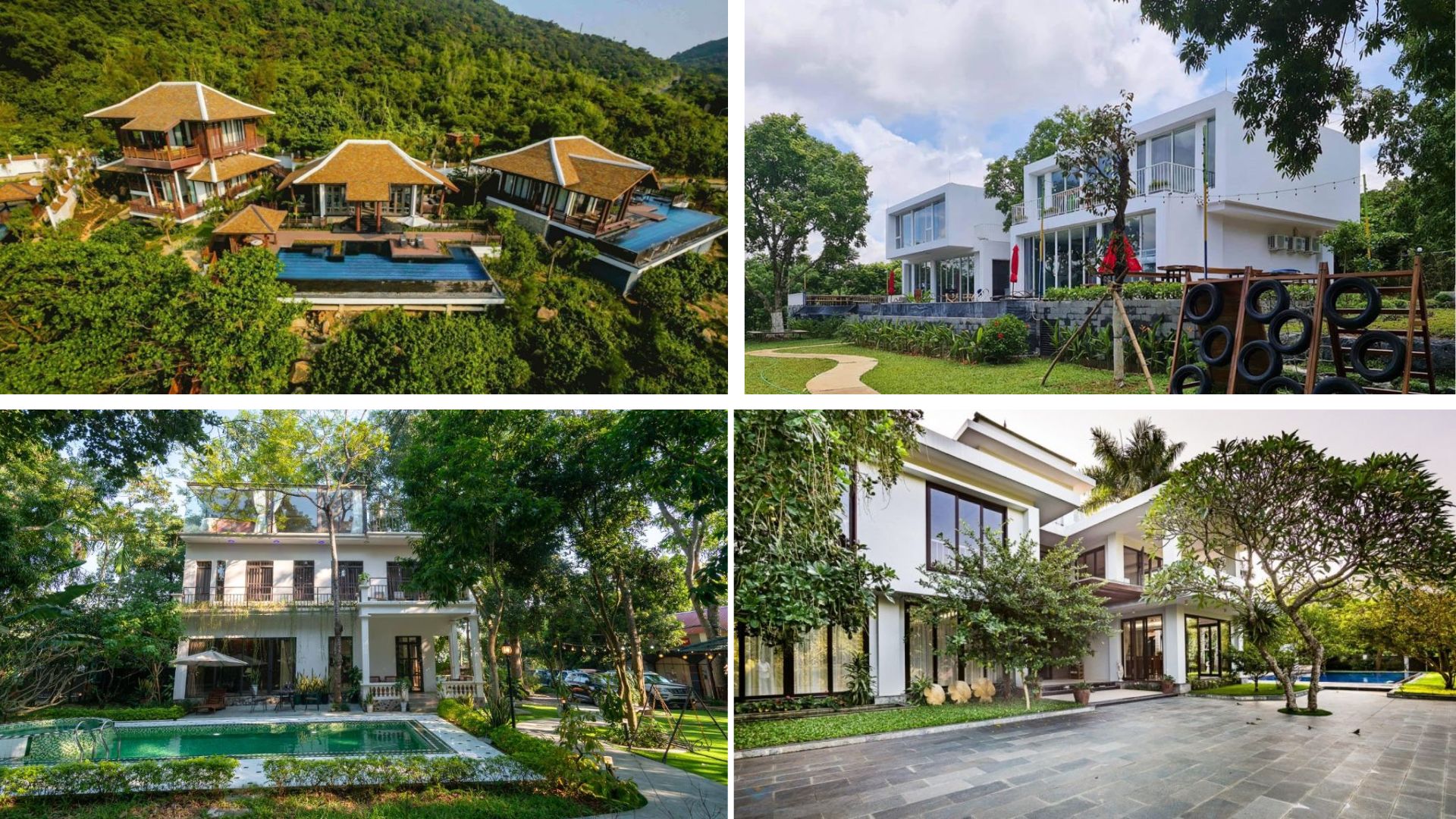 Top 20 Biệt Thự Villa Hòa Bình Giá Rẻ View Núi Đồi Xanh Mát