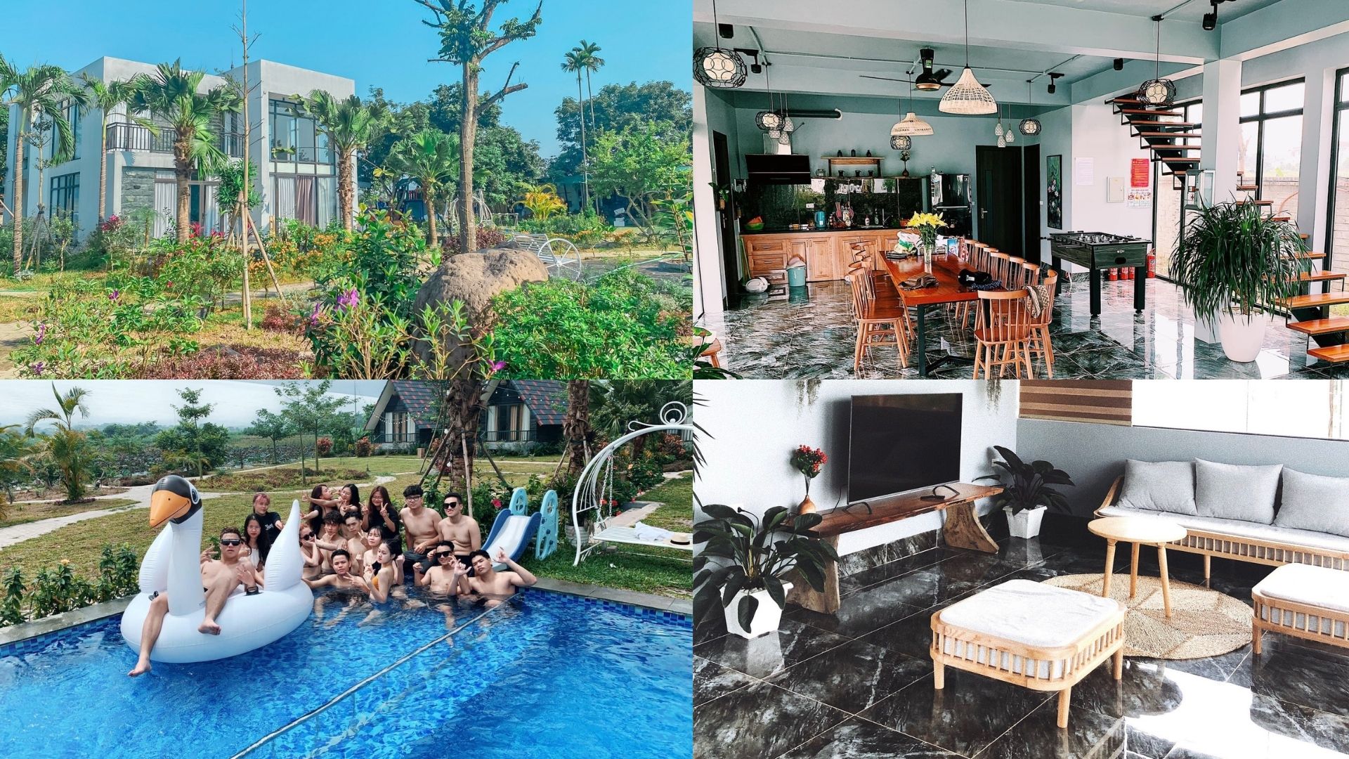 Top 20 biệt thự villa Ba Vì giá rẻ, chất lượng, có hồ bơi