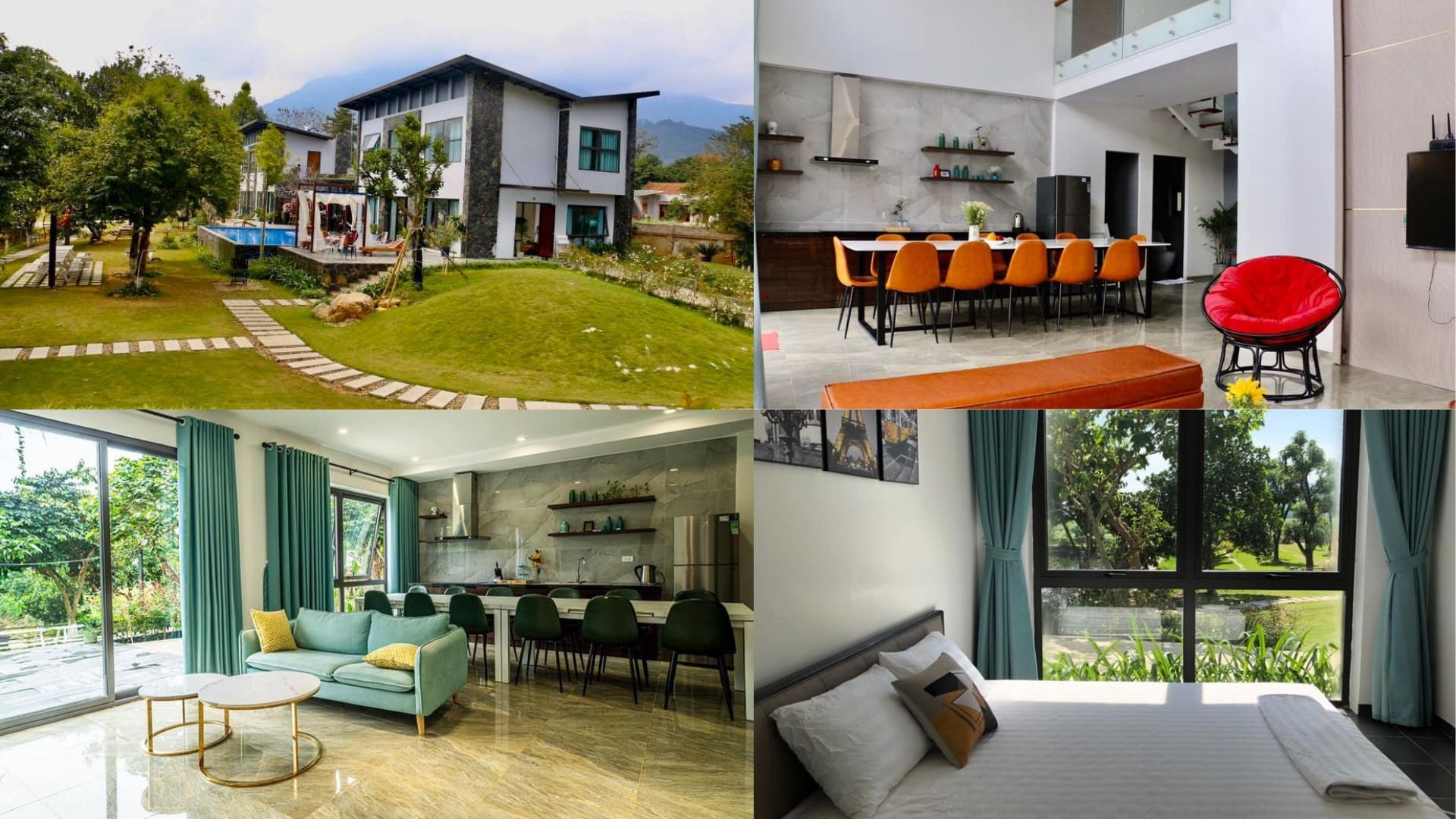 Top 20 biệt thự villa Ba Vì giá rẻ, chất lượng, có hồ bơi