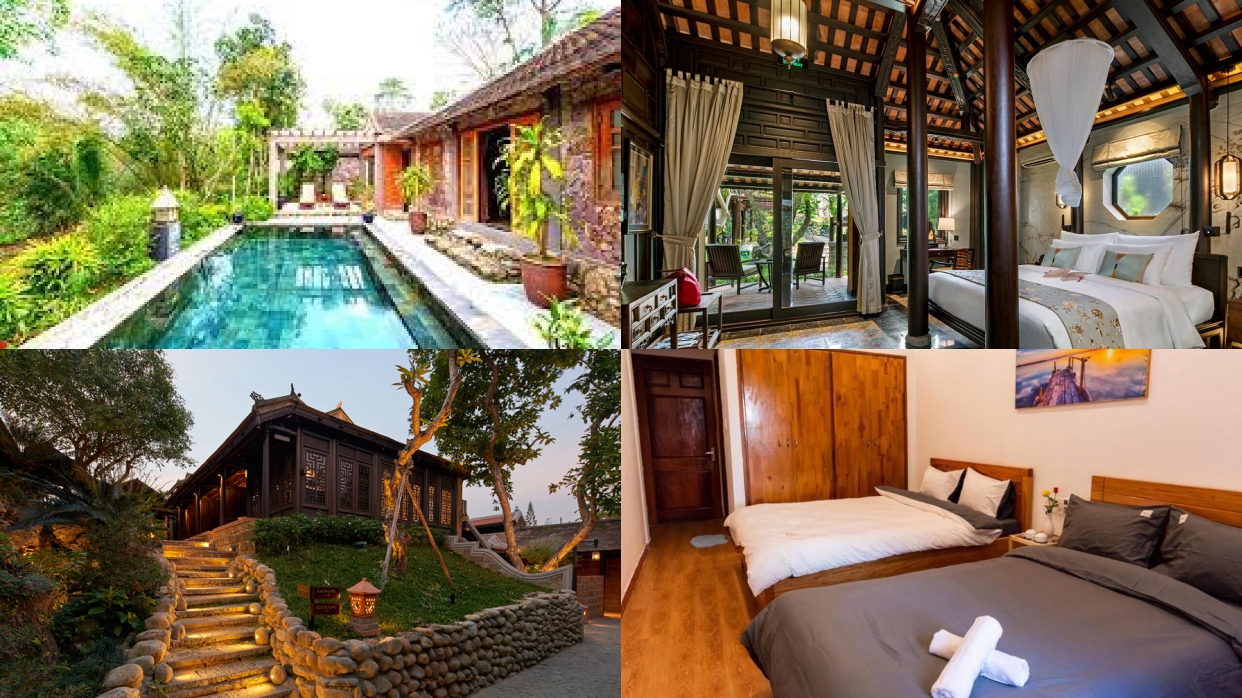 Top 10 biệt thự villa Huế Lăng Cô giá rẻ, gần biển view đẹp 