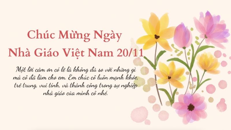 99+ Hình ảnh đẹp nhất ngày 20/11 để chào mừng Ngày Nhà giáo Việt Nam