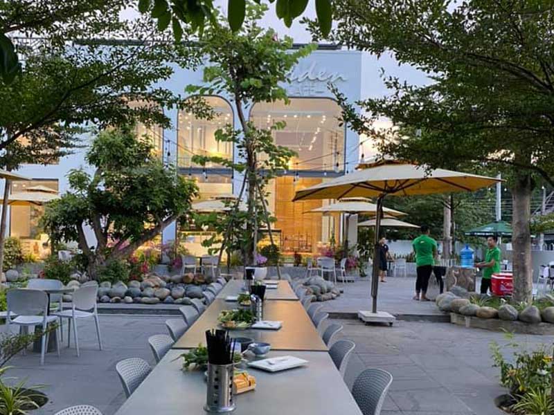Caffé Bene - Quán cafe đẹp ở Gò Dầu Tây Ninh trông khá sang trọng