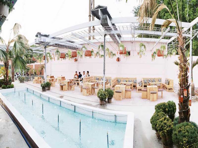 Không gian nên thơ tại Sky Garden Cafe Tây Ninh - một quán cafe đẹp ở Gò Dầu Tây Ninh làm xao xuyến nhiều bạn trẻ