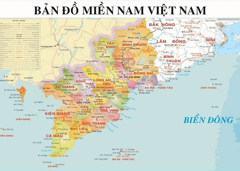 Bản đồ Việt Nam và bản đồ hành chính mới nhất của 63 tỉnh thành