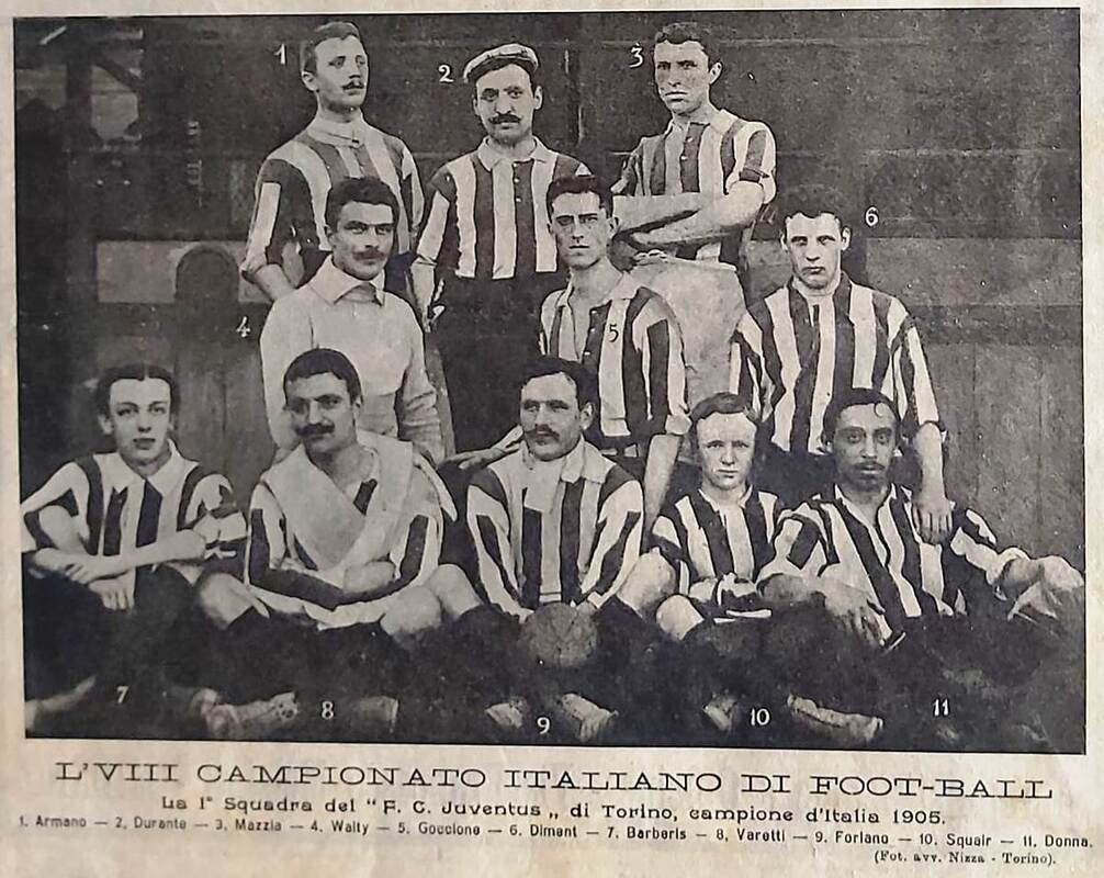 Juventus vô địch Scudetto 1905